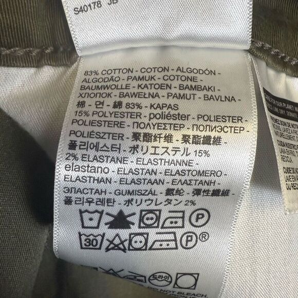 Levi's Women's Size 31 711 Skinny Green Camo Ankle Length Pants - Picture 7 of 10